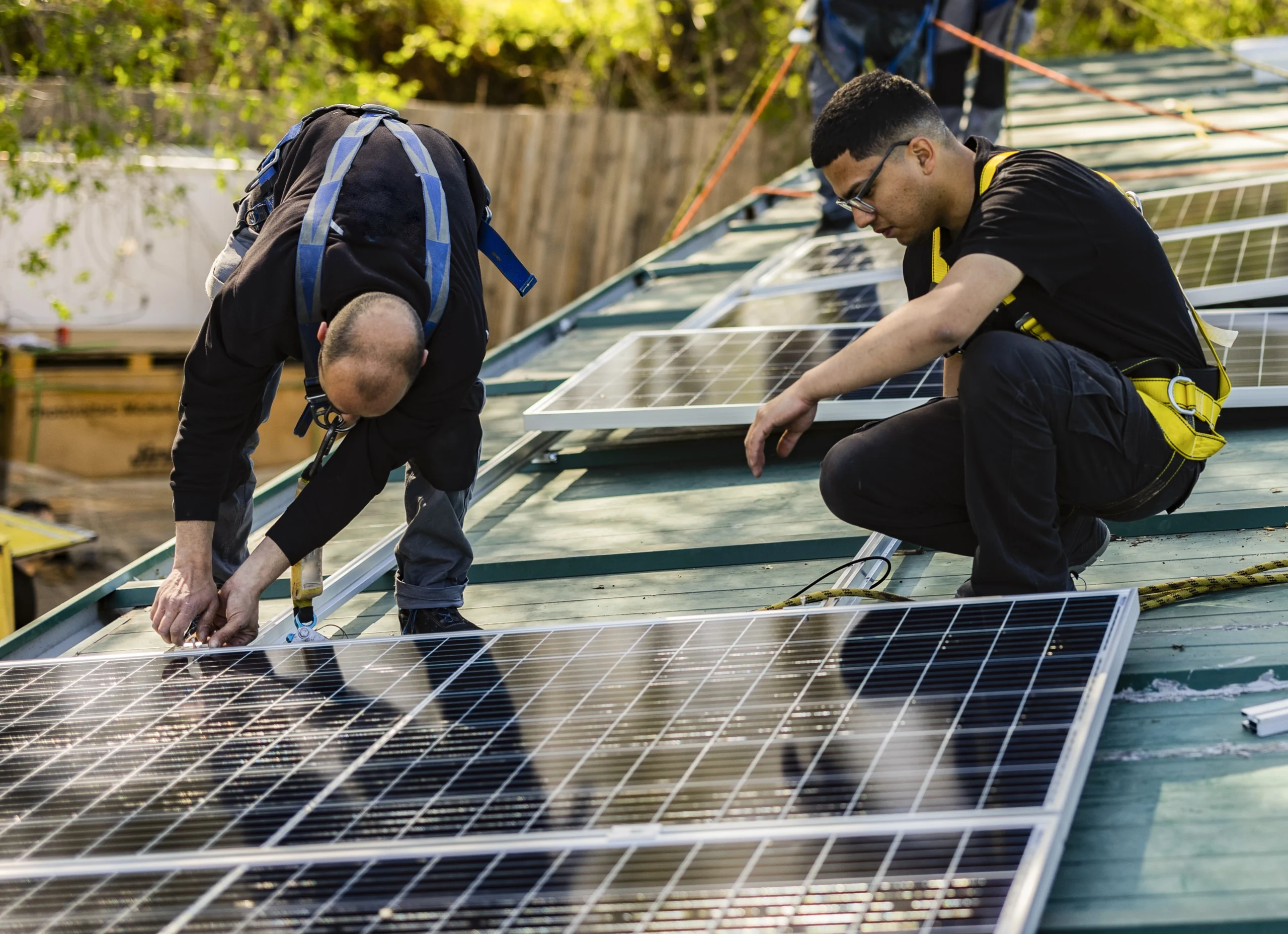Mantenimiento de paneles solares